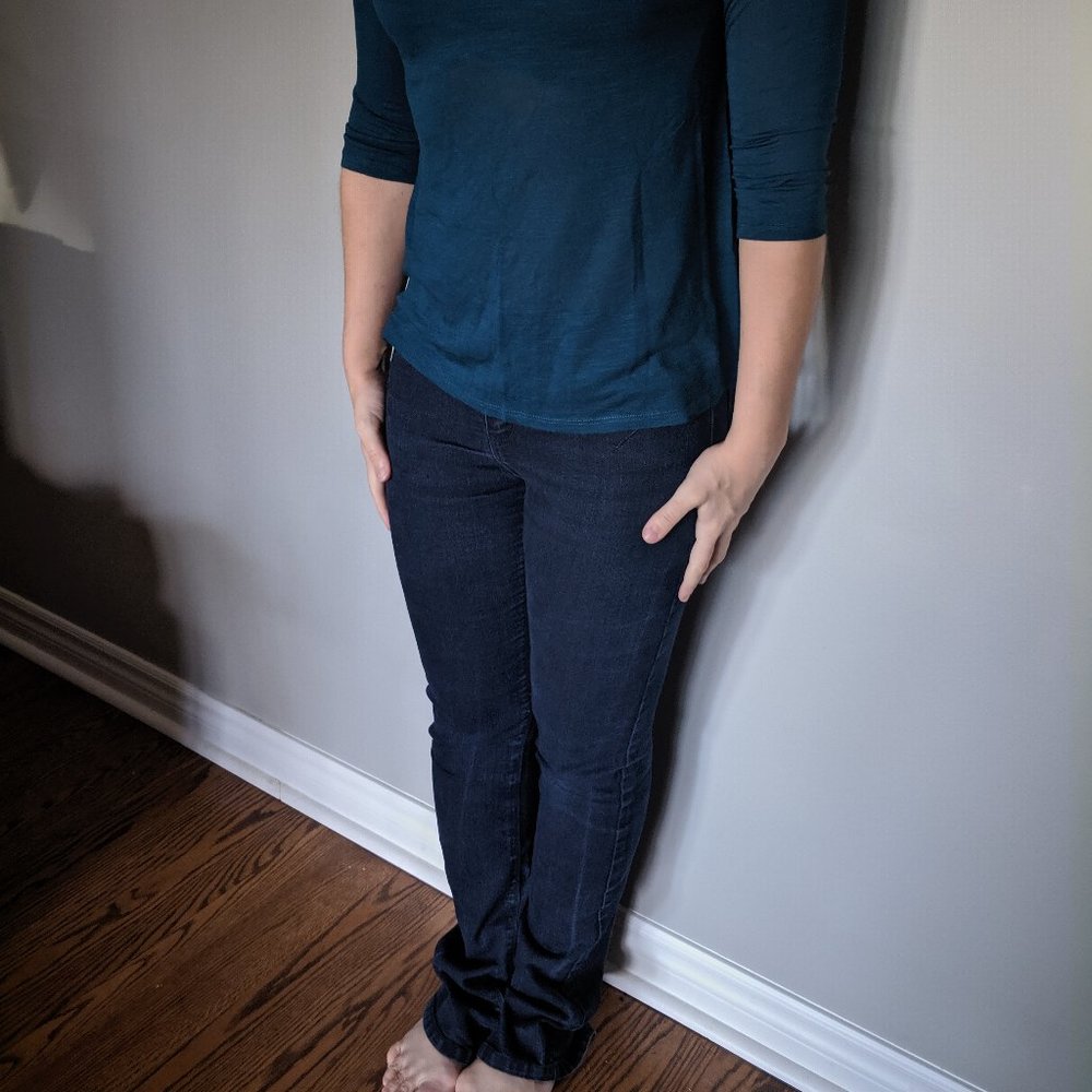 Dark wash jeans